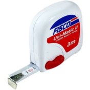 Resim Fisco Uni-matic 3 Metre Çelik Şerit Metre Avuç İçi Rahatlığı Ve Kolay Kilitleme 55mm 
