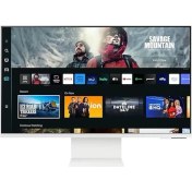 Resim Samsung M8 M80C LS32CM801UUXUF 32 3840X2160 60Hz 4ms HDMI Type-C HDR10+ Akıllı LED Monitör 