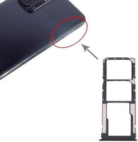 Resim Xiaomi Redmi Note 10 Pro Uyumlu Sim Tepsisi Sim Kart Yuvası Siyah - Gri 
