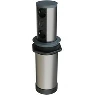 Resim Metalline Metalline® tower-Line Bas-Aç Masaüstü Priz Kutusu USB - Antrasit 