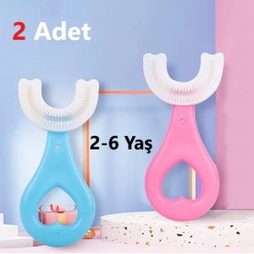 Resim Mas Lord U Şekli Bebek Diş Fırçası 2 Adet Yeni Nesil Fırça 2-6 Yaş 