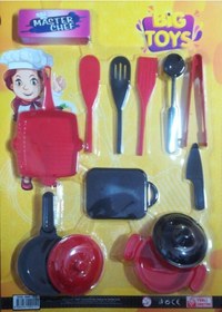 Resim 12 Parça Oyuncak Mutfak Izgara Seti 