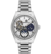 Resim Bigotti Erkek Kol Saati Esbg.b.10693-2 Metal Kordon 42 Mm Kasa Çapı Gümüş 