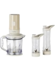 Resim Gem Retro 700 W Kişisel & Doğrayıcı – 1,2 L Titanyum Bıçaklı Hazne, Bakır Ac Motor | Vanilya Krem 