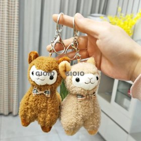 Resim Silver1 Iyi Şanslar Bebek Sevimli Karikatür Peluş Bebek Çanta Kolye Kız Öğrenci Bebek Asılı Anahtar (Yurt Dışından) 