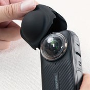 Resim Insta360 X5/X4 için Spor Kamera Lens Silikon Koruyucu Kapak, Aksesuar Saklama Kapağı 