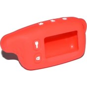 Resim Cdwishbest Kırmızı Tw Silikon Anahtar Kutu Tomahawk Wo Yönlü Araba Hırsız Alarmı LCD Anahtarlık Uzaktan Kumanda Kapağı (Yurt Dışından) 