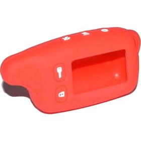 Resim Cdwishbest Kırmızı Tw Silikon Anahtar Kutu Tomahawk Wo Yönlü Araba Hırsız Alarmı LCD Anahtarlık Uzaktan Kumanda Kapağı (Yurt Dışından) 