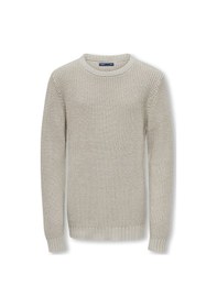Resim Only Kobjacob L/s Crew Neck Knt Kız Çocuk Gri Kazak - 15298899 