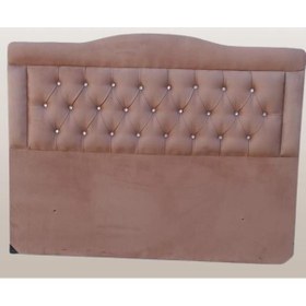 Resim Dk 150'lık Tay Tüyü Tarçın Kumaş Dolgun Kapitone El Yapımı Çift Kişilik Başlık 