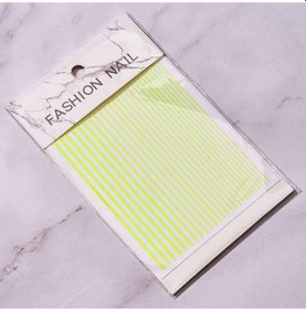 Resim Adanil Nail Art Kendinden Yapışkanlı Şerit Sticker Lime Sarı Yeşil 