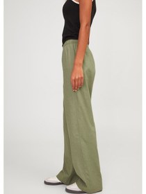 Resim Jack & Jones Jjxx Jxpoppy Lınen Hw Pant Pnt Yeşil Kadın Pantolon 000000000101961817 Yeşil 