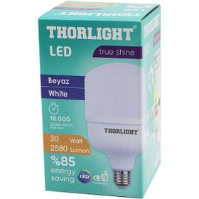Resim Thorlıght T-30b 30w E27 Torch T-shape Beyaz Led Ampul 2580 L 