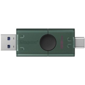 Resim Kingston Dtdeg2-128gb 128gb Usb-a + Usb-c 3.2 Gen 1 Datatraveler Duog2 Flash Bellek 