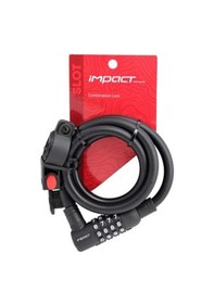 Resim Impact Slot 12x1200 Şifreli Bisiklet Kilidi Klt-233 Siyah 