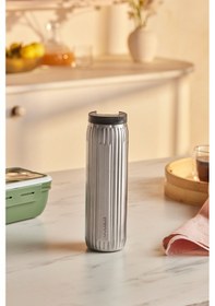 Resim Karaca Rimo Sızdırmaz Çelik Termos 600 Ml Inox Gümüş 
