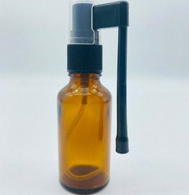 Resim Şişe Dükkanı Gaga Sprey Kapaklı Cam Amber Şişe Siyah 10 x 30 ML 