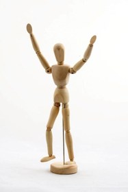 Resim Genel Markalar Ahşap Model Manken 30 Cm Eskiz Mankeni Modelling 