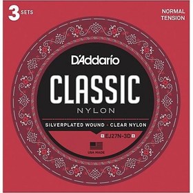Resim D'Addario EJ27N-3D Classics Serisi Klasik Gitar Tel Seti (4/4 Ölçek - Normal Tension) 