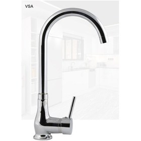 Resim Ağır Gövde Rustik Mutfak Eviye Bataryası Krom Lavabo Delta Musluk Garanti Krom 