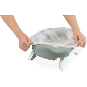 Resim markentegra Portatif Lazımlık - 5 Hediye Poşetli, Soft Yeşil 