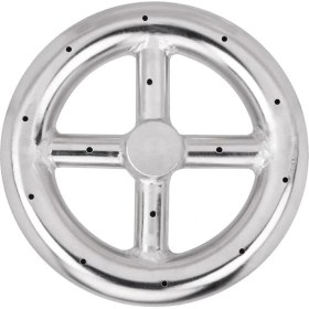 Resim Empoorlium Doğal Gaz ve Propan Için 6 Inç Yuvarlak Ateş Çukuru Brülör Halkası Iç ve Dış Mekan Için Ateş Çukuru Şömine Ateş Çukuru Brülör (Yurt Dışından) 