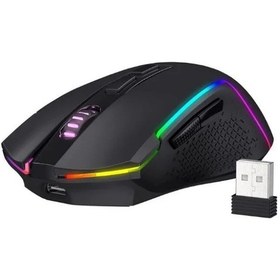 Resim Redragon M693 Kablosuz/kablolu Bt Ve 2.4g Bluetooth Oyun 8000 Dpı Fare 3 Modlu Black 001 