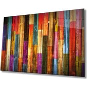 Resim Miyrem Glasses Collection -a1^ Renkli Ahşaplar Cam Tablo, Cam Tablo 