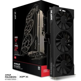 Resim Xfx Swift Amd Radeon Rx 9070XT Triple Fan Gaming Edition With 16GB Gddr6 HDMI 3 Fan Ekran Kartı 