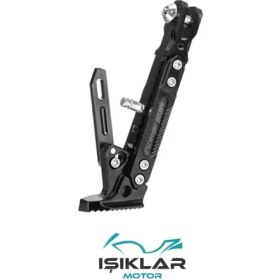 Resim Hsb Gilera Runner 200 Siyah Metal Ayaklık Yükseklik Ayarlı MAY1686 