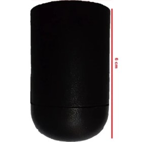 Resim E-27 Siyah Dişsiz Geçmeli Duy 1111-30 