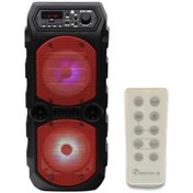 Resim Tastech Outdoor Parti Hoparlörü Bluetooth Hoparlör 4 Inç × 2 Kablosuz Speaker Ses Bombası Radyo-usb-tf Giriş 