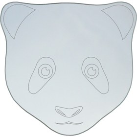 Resim MOTAYSAN Vantuzlu Bebek Dikiz Aynası Panda 11x11 Cm 
