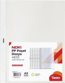 Resim Noki Poşet Dosya 100 Lü A5 N-4835 