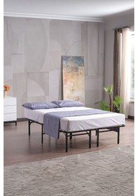 Resim Aksviva Smart Base Çift Kişilik Katlanır Metal Karyola 