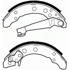 Resim FERODO FSB191 KAMPANA BALATA GOLF I 74- GOLF II 83- GOLF III 91- 