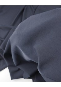 Resim Koyu Lacivert Renkte Krep Gabardin Arası Dokuma Kumaş En 140 Cm X Boy 310 Cm -9591 Lacivert 