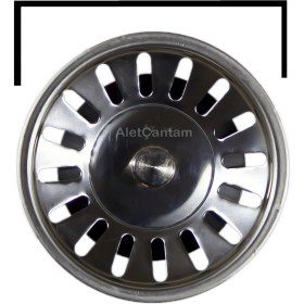 Resim Güçlü Çöpmak Büyük Lavabo Sifonu Paslanmaz Geniş Kafalı Süzgeç 