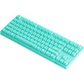 Resim Akko 5087S-SP QMK Mint V3 Cream Yellow Pro Switch RGB Hotswap Mekanik Oyuncu Klavye 