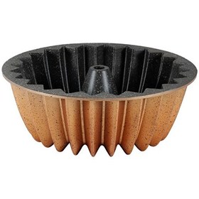 Resim Serenk Fun Cooking Yıldız 26 CM Alüminyum Döküm Granit Kaplama Sarı Kek Kalıbı 