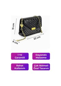 Resim Kriste Bell Kadın Çanta Rugan Siyah 26468 Rugan Siyah - Rugan 