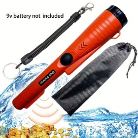 Resim Profesyonel Metal Dedektör Pinpointer - Yüksek Hassasiyet, Dayanıklı Plastik Yapı ve Ergonomik Tutuş ile Tam Su Geçirmez El Tipi Pin Pointer Wand, Açık Hava Hazine Arama İçin (Pil Dahil Değil), Metal Dedektör, Taşınabilir Tasarım, Sağlam İnşaat, Hassas Kontrol, Macera Arayanlar 