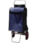 Resim Elmas Serisi - Katlanabilir Tekerlekli Torbalı Pazar Arabası 