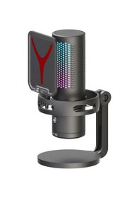 Resim Gm7 Profesyonel Rgb Semi Pro Tak Çalıştır Usb Kablolu Vlog Canlı Yayın Stüdyo Mikrofon 