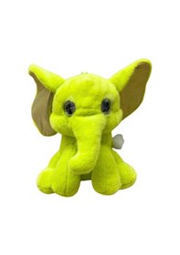 Resim Sevimli Oyuncak Peluş Fil Uyku Arkadaşım 30 Cm Yeşil 