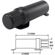 Resim Gajeena Motosiklet Depolama Borusu 84mm - Su Geçirmez, Motor Koruma Çubuklarına Monte Edilebilir, Günlük Gereçler İçin Dayanıklı Plastik Kutusu 