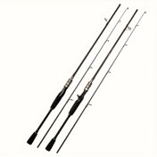 Resim 1 Adet Skmially Ultra Hafif Karbon Spinning/Casting Olta - Orta-Hızlı Eylemlilik, 1.8m/2.1m Siyah Yeşil/Sarı Detaylar, Tatlısu ve Tuzlu Su Balıkçılığı için, Ergonomik Tutma Kolu Tasarımı, Dayanıklı Makara Yuvası, Dengeleyici Tasarım, Yüksek Kalite Yapım, Profesyonel Balıkçılar İçin Baitcaster Olta 