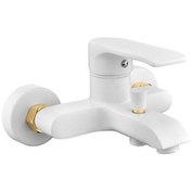 Resim Vilas Emma Beyaz Gold Mix Duş Banyo Bataryası 