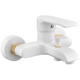 Resim Vilas Emma Beyaz Gold Mix Duş Banyo Bataryası 