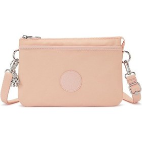 Resim Kıplıng Riri Küçük Boy Omuz Çantası Pembe Garden Rose 